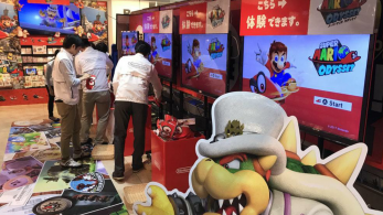 Algunas tiendas japonesas permiten probar Super Mario Odyssey en estas geniales demos