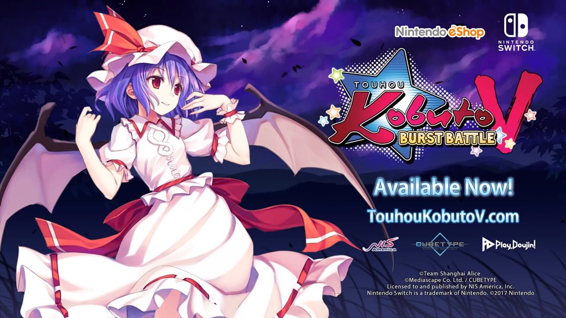 Tráiler de lanzamiento de Touhou Kobuto V: Burst Battle