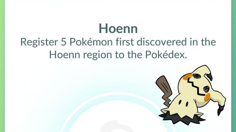 Pokémon GO: Gorro de Mimikyu y Battle Party en camino, insignia de la Pokédex de Hoenn ya incluida y más