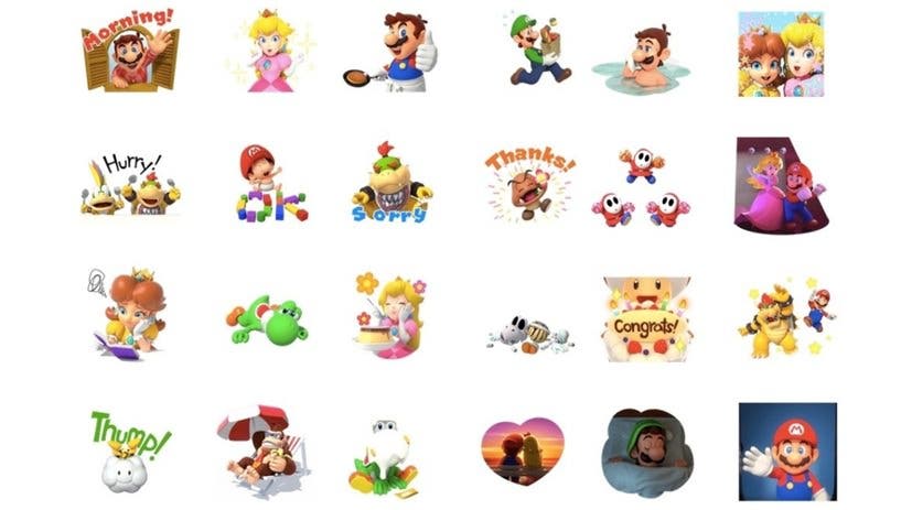 Ya disponible en LINE este curioso set de stickers de Super Mario