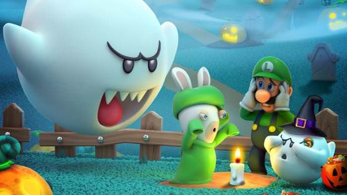 Echa un vistazo a este arte de Mario + Rabbids Kingdom Battle que ha compartido Ubisoft por Halloween