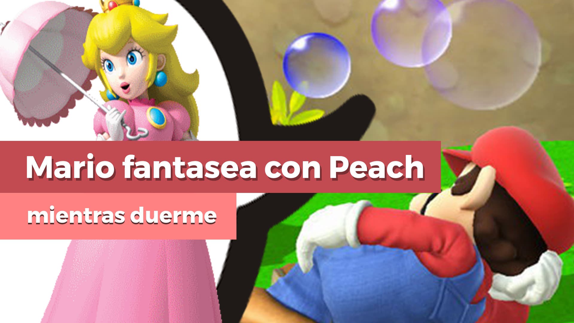 [Vídeo] Mario fantasea con Peach mientras duerme en Super Mario Odyssey