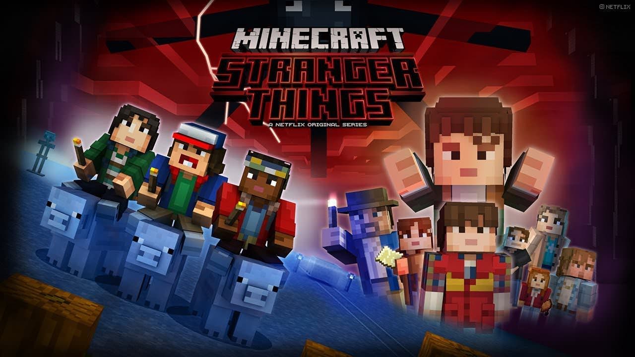 Tráiler y gameplay del pack de aspectos de Stranger Things para Minecraft