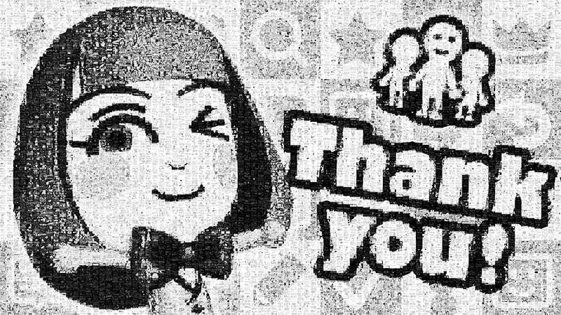 Nintendo ha creado este genial mosaico en agradecimiento a los usuarios de Miiverse