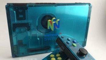Estas carcasas de Nintendo Switch personalizadas al estilo Nintendo 64 lucen espectaculares
