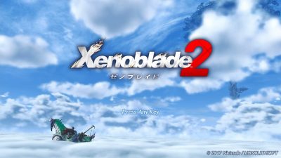 Así luce la pantalla de título de Xenoblade Chronicles 2