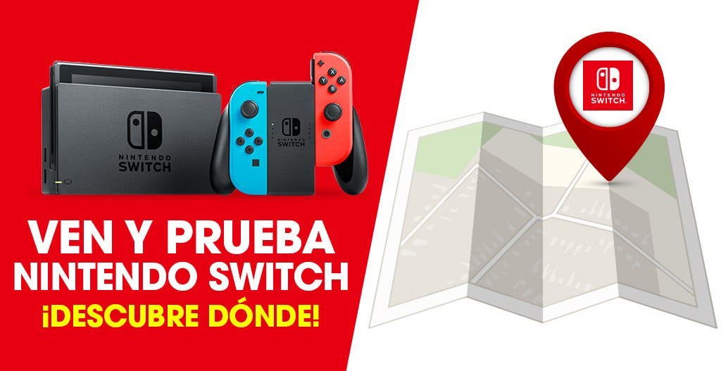 Nintendo permitirá probar Switch en diversos centros comerciales españoles durante las próximas semanas