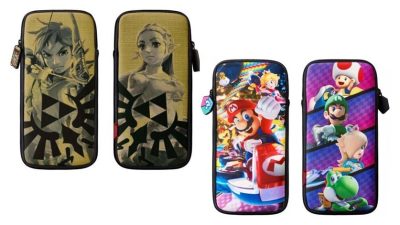 Estas fundas de Zelda: Breath of the Wild y Mario Kart 8 Deluxe para Switch llegan mañana a Japón