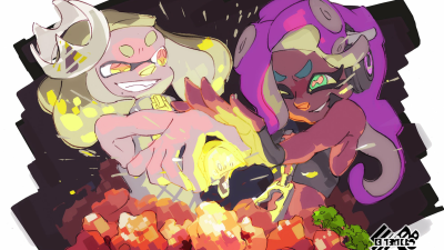 Así luce el arte oficial de Splatoon 2 para el próximo Splatfest japonés