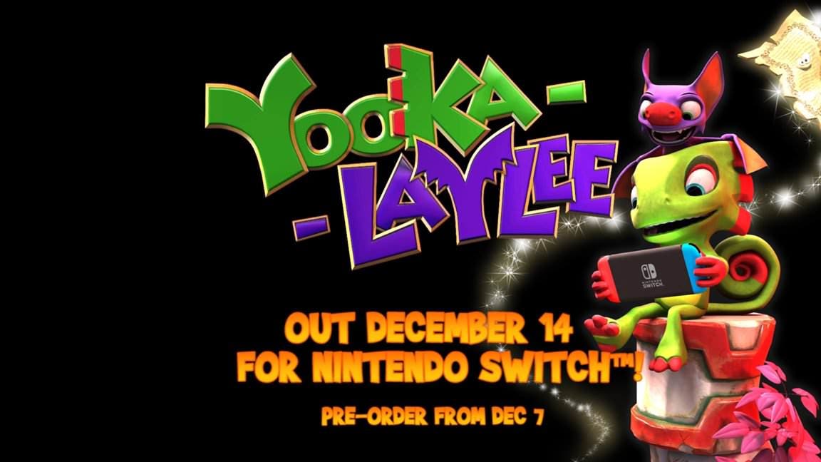 [Act.] Yooka-Laylee llega a Nintendo Switch el 14 de diciembre
