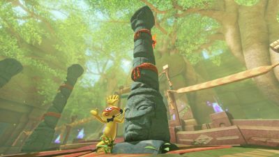 Otro vistazo a lo que parece ser un nuevo escenario de ARMS y un nuevo personaje
