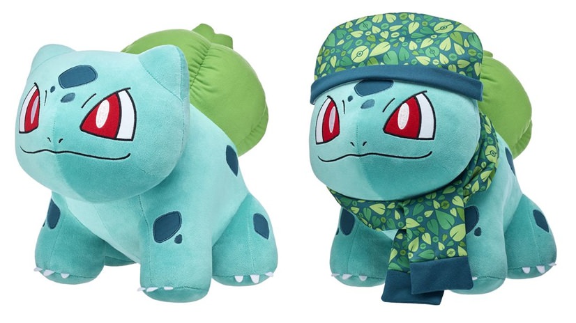 Bulbasaur se une a la colección de peluches de Build-A-Bear