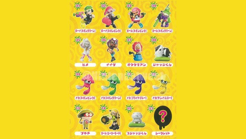 Japón recibirá estas figuras de Splatoon 2 incluidas en huevos de chocolate en febrero