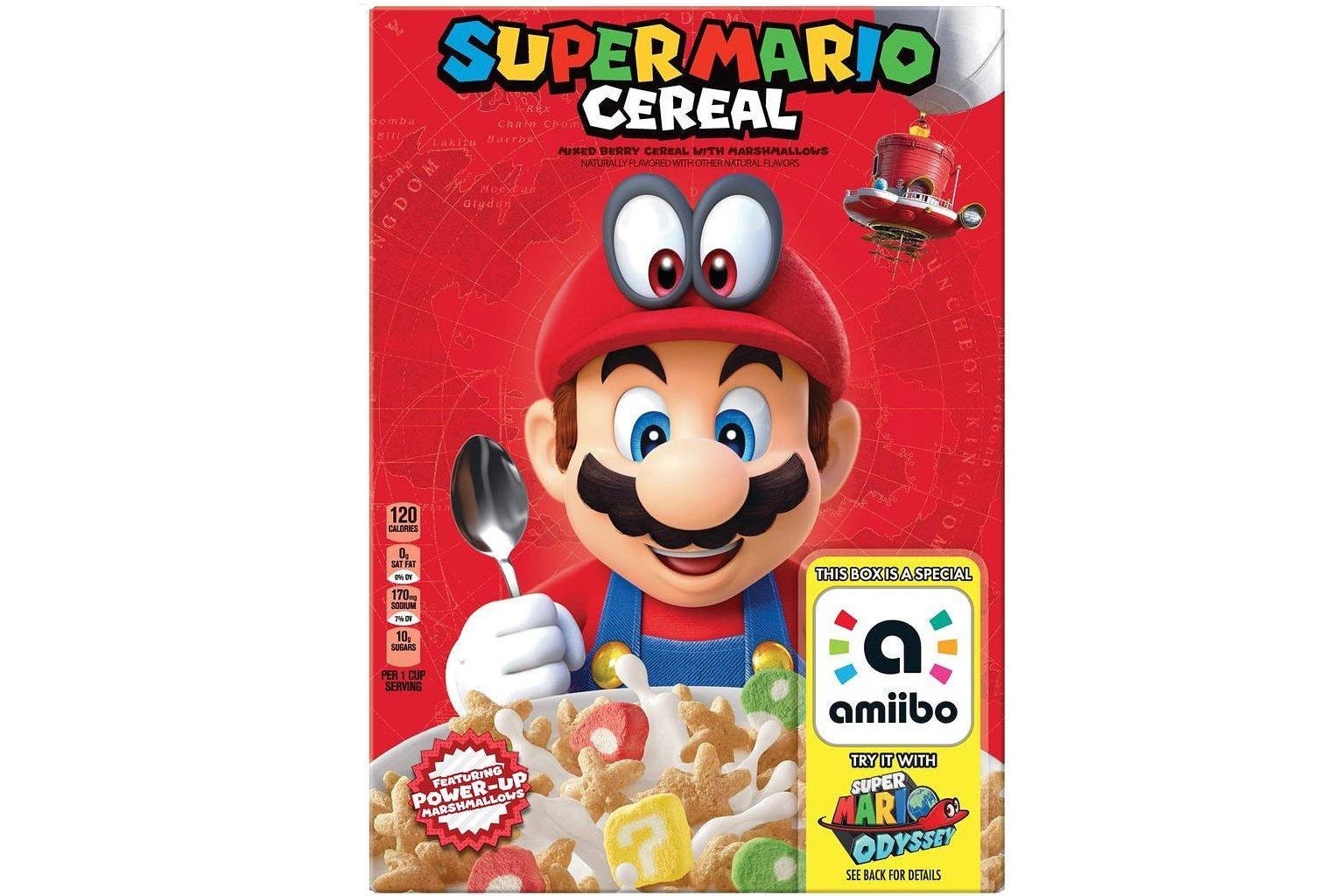 [Act.] Nintendo se asocia con Kellogg’s para Super Mario Cereal, un cereal que funcionaría como amiibo