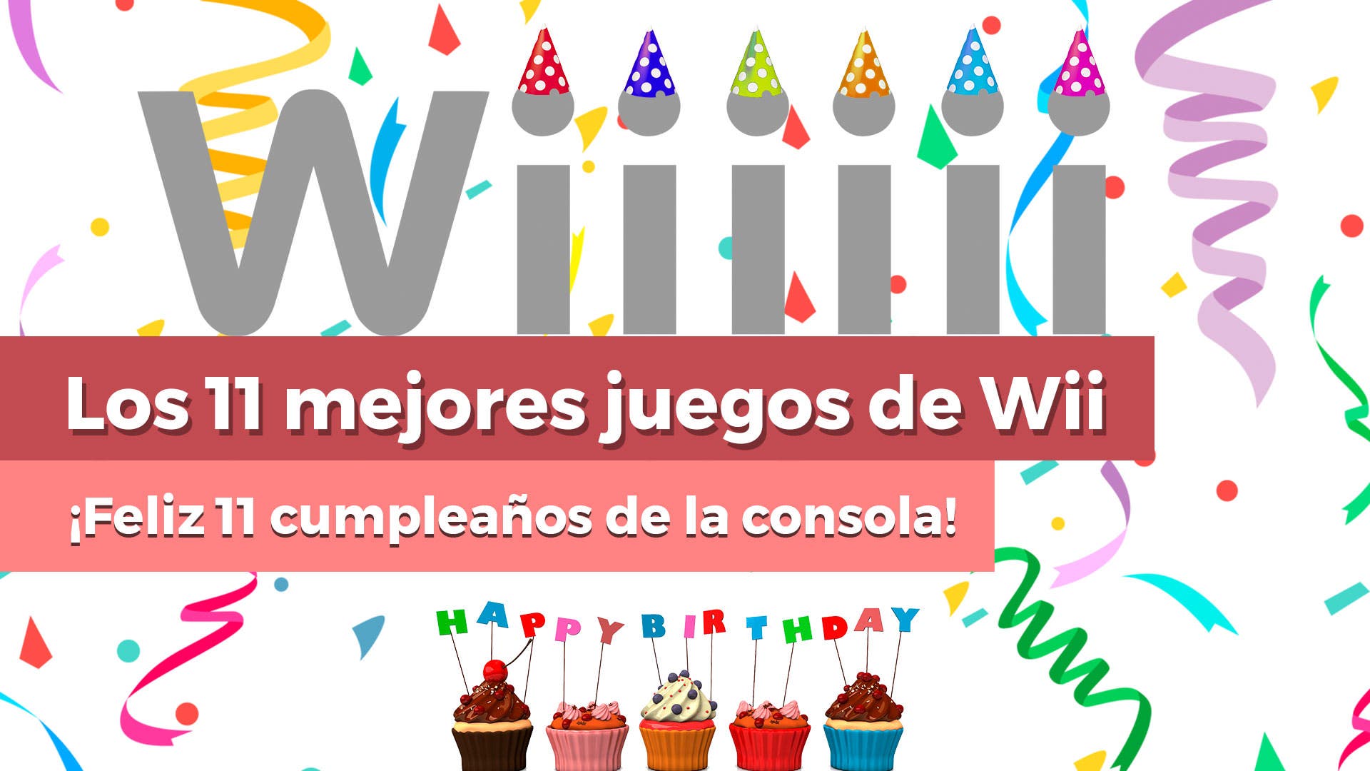 [Vídeo] ¡Feliz cumpleaños! Los 11 mejores juegos de Wii