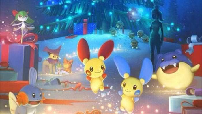 Así luce la pantalla de carga de Pokémon GO para estas navidades