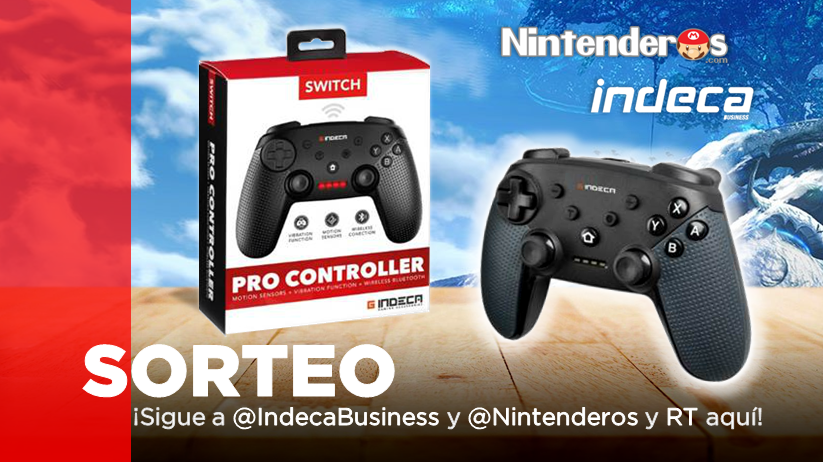 [Act.] ¡Sorteamos este Pro Controller para Nintendo Switch junto a Indeca Business!