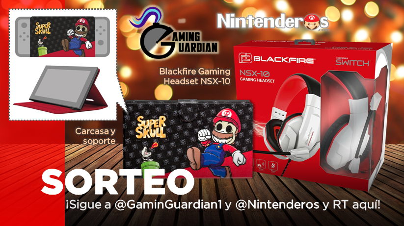 [Act.] ¡Sorteamos estos accesorios para Nintendo Switch junto a GaminGuardian!