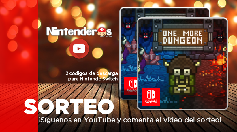 ¡Sorteamos dos códigos de descarga de One More Dungeon para Nintendo Switch!
