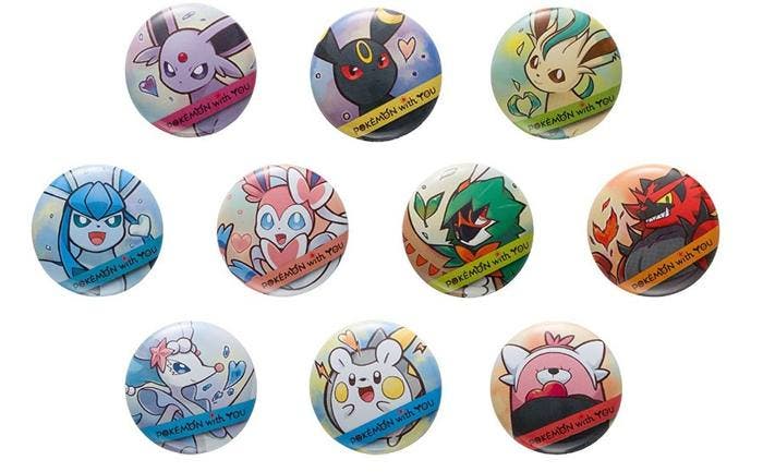 Una nueva serie de chapas de Pokémon With You llegarán próximamente a los Pokémon Center de Japón