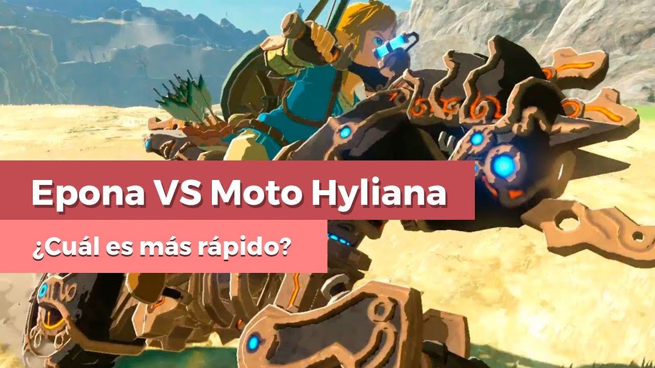 [Vídeo] ¿Moto Hyliana Alfa o Epona? ¿Cuál es más rápido en Zelda: Breath of the Wild?