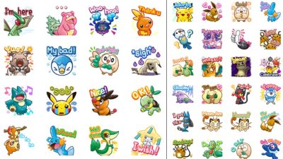 LINE recibe nuevos stickers de Pokémon
