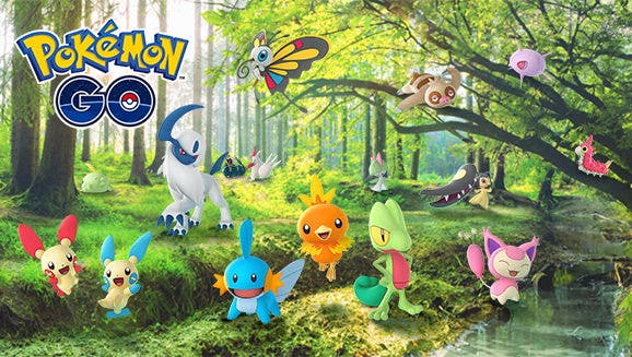 Los nuevos Pokémon de Hoenn ya están apareciendo en Pokémon GO