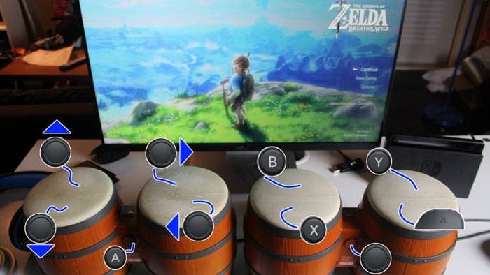 Vídeo: Así se completa Zelda: Breath of the Wild usando los bongos de Donkey Kong