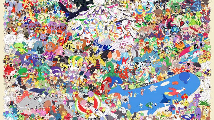 Tras más de 500 horas, este fan ha logrado incluir todos los Pokémon existentes en un arte