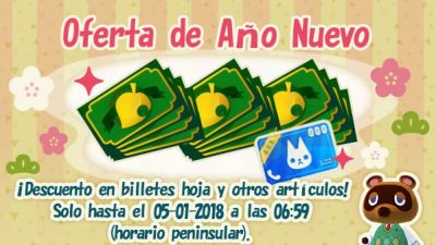Novedades en Animal Crossing: Pocket Camp: Oferta de Año Nuevo, billetes hoja de regalo y más