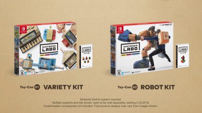 Nintendo anuncia Nintendo Labo para Nintendo Switch