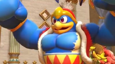 El «macho» Rey Dedede luce en todo su esplendor en Kirby Star Allies