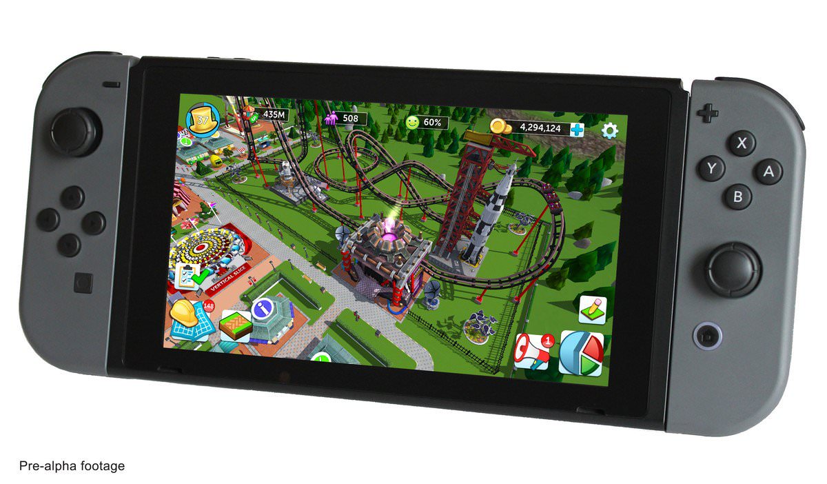 RollerCoaster Tycoon Adventures llega a Nintendo Switch a finales de 2018