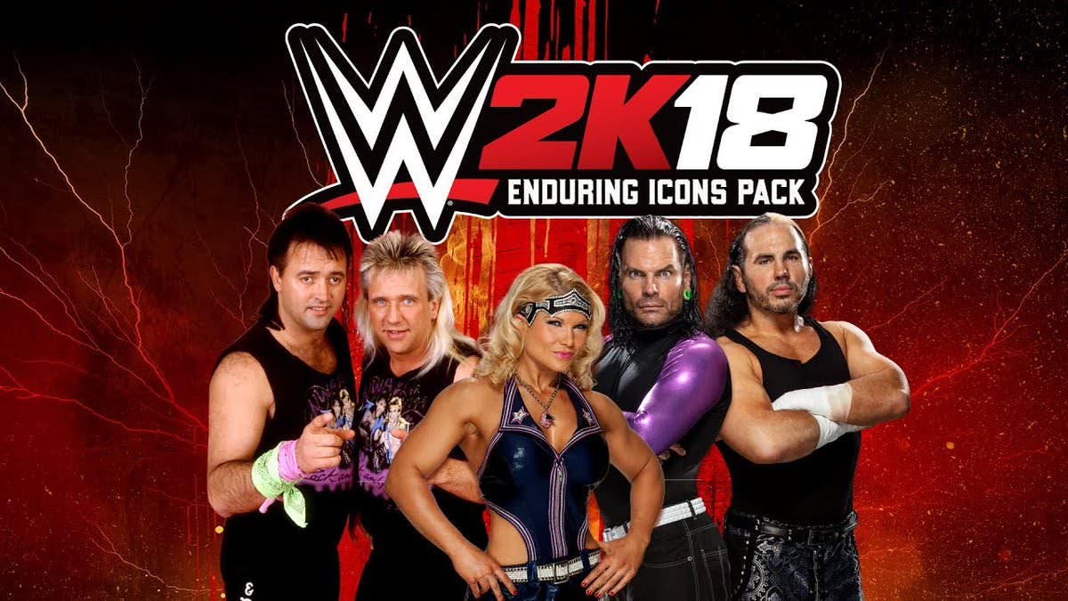 El último DLC para WWE 2K18 ya está disponible bajo el nombre de “Enduring Icons Pack”