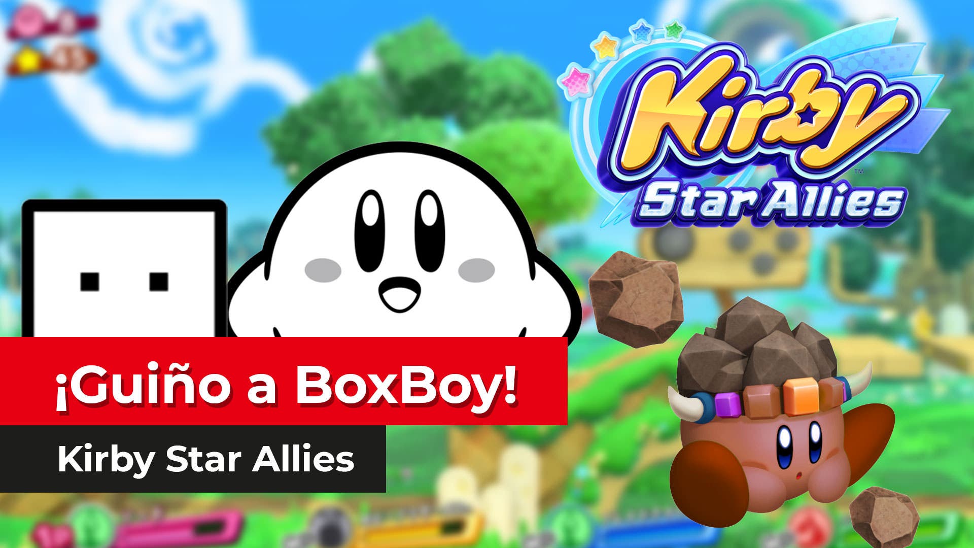 [Vídeo] Encontramos un pequeño y cúbico Easter Egg en Kirby Star Allies
