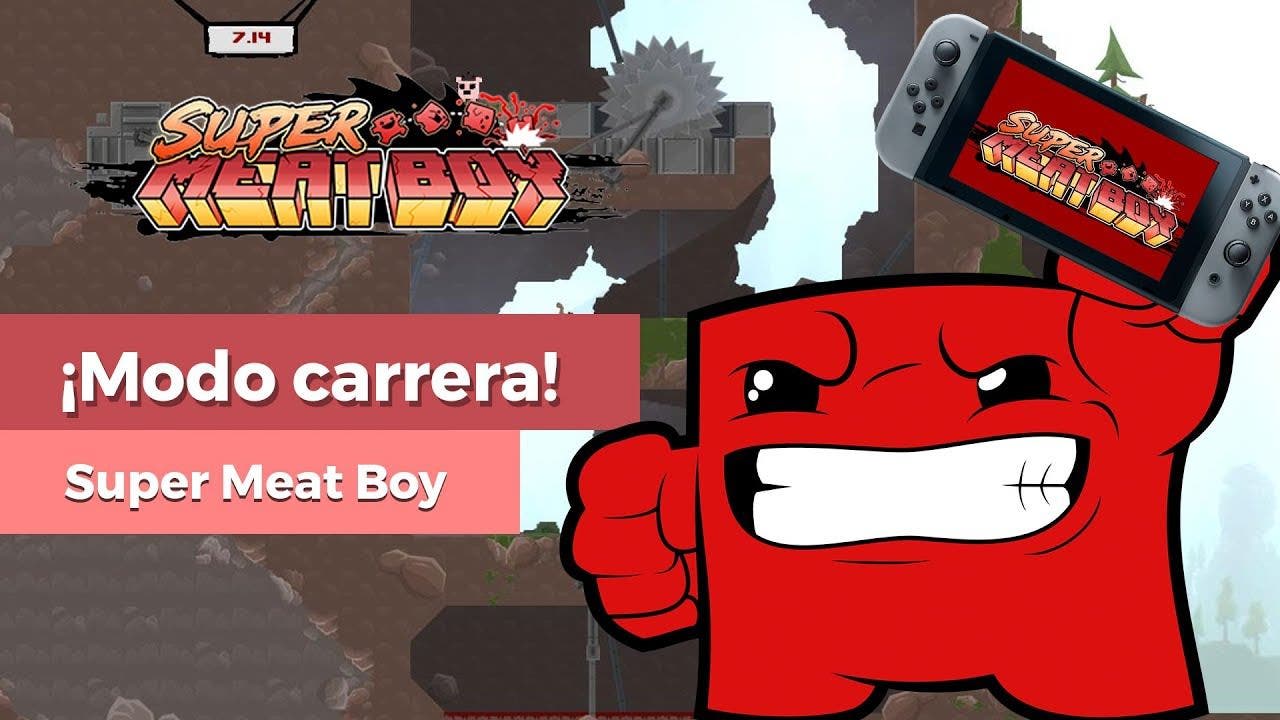 [Vídeo] Un vistazo al exclusivo modo carrera de Super Meat Boy para Nintendo Switch