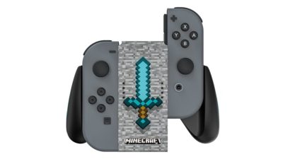 Este grip de Minecraft para Switch licenciado por Nintendo estará disponible el 16 de febrero