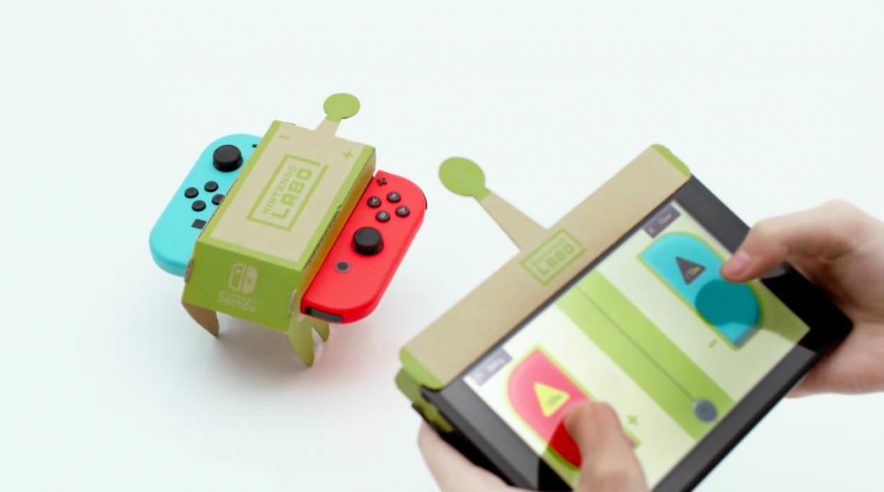 Nintendo Labo cuenta con “Toy-Con Garage”, una función que permite una programación y personalización rudimentarias