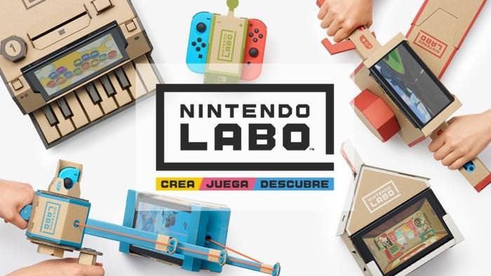 Este es el peso de los kits de Nintendo Labo