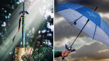 Merchoid revela este curioso paraguas oficial inspirado en la Espada Maestra de The Legend of Zelda