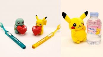 Un kit de limpieza bucal y agua mineral de Pikachu, nuevos productos licenciados de Pokémon en Corea del Sur