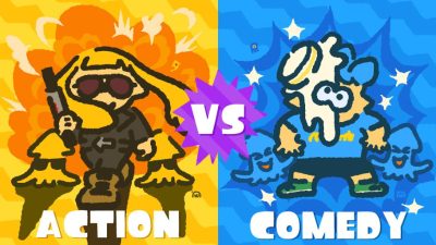 La Acción se enfrenta a la Comedia en el próximo Splatfest global de Splatoon 2
