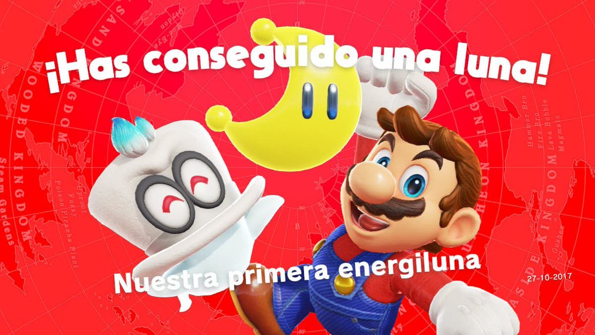 ¿Hay una relación entre la primera y la última energiluna de Super Mario Odyssey?