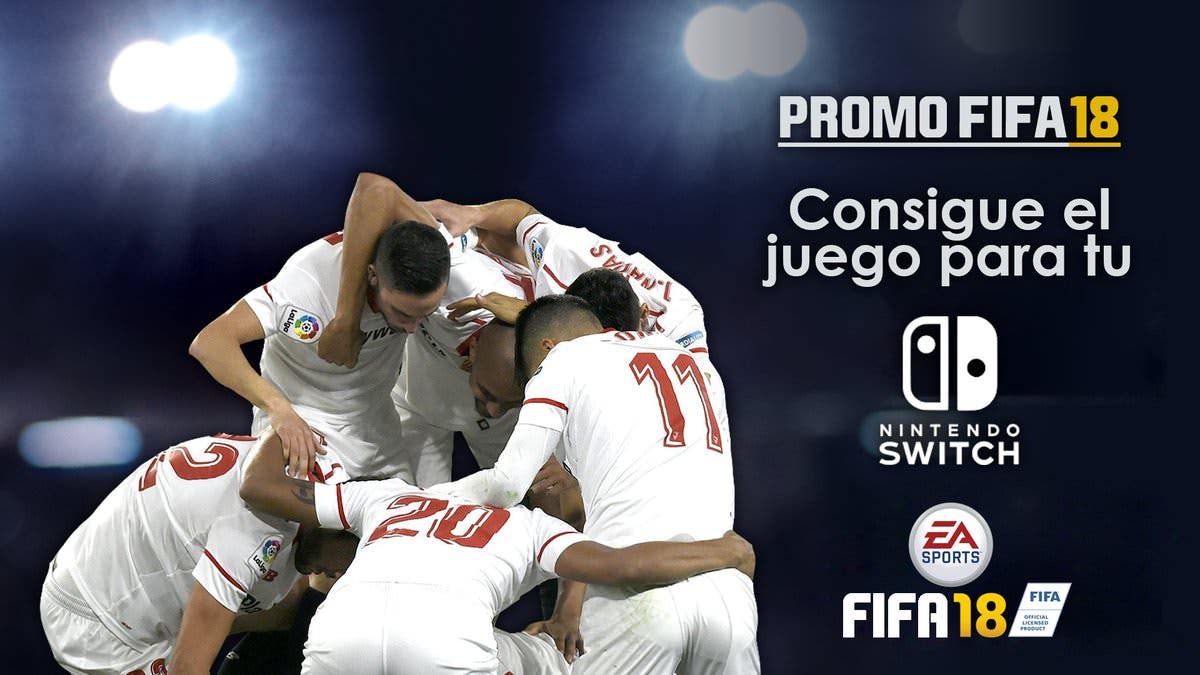 El Sevilla Fútbol Club sortea una copia firmada de FIFA 18 para Nintendo Switch
