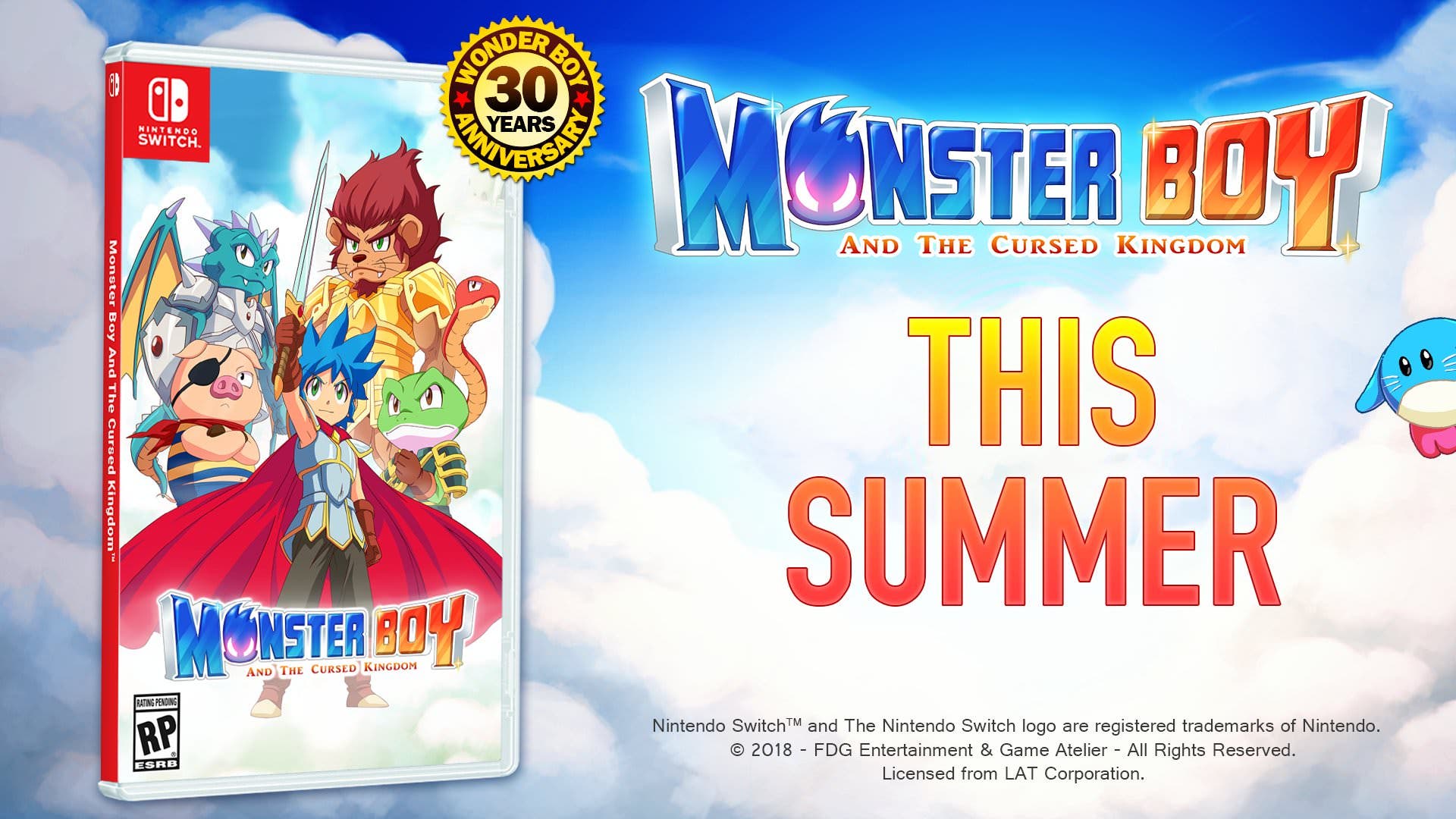 [Act.] Monster Boy and The Cursed Kingdom recibirá una versión física para Switch en Norteamérica
