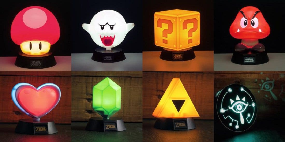 Pronto llegarán estas geniales mini-lámparas de Nintendo
