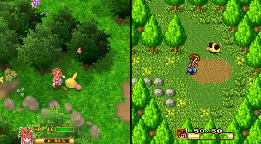 Digital Foundry compara el remake de Secret of Mana con la versión de SNES