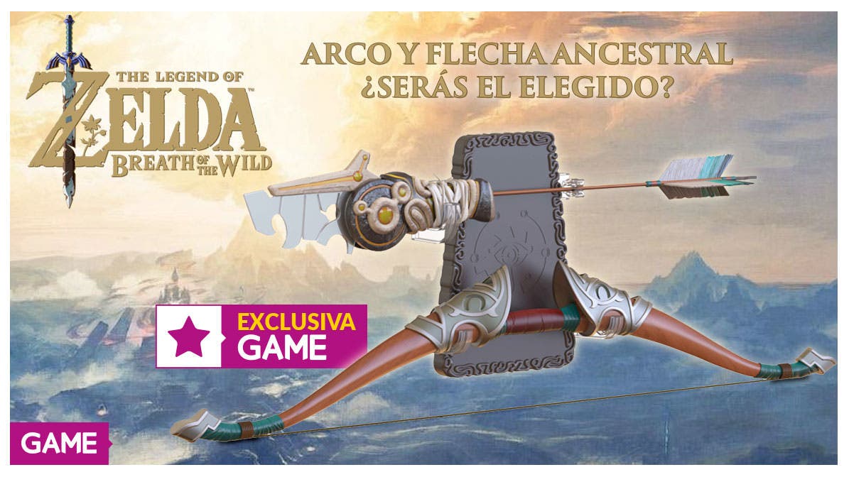 Ya puedes reservar este arco con flecha de Zelda: Breath of the Wild en GAME