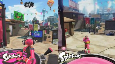 Comparativa en vídeo de Plazuela del Calamar: Splatoon 2 vs. Splatoon