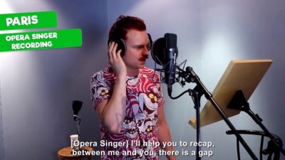 Este vídeo nos muestra algunas escenas del proceso de grabación de la banda sonora de Mario + Rabbids: Kingdom Battle
